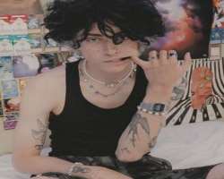 The star is a tattoo lover and has various tattoos in his hands.